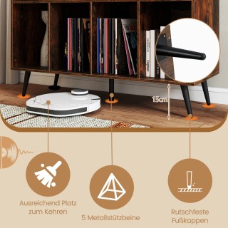 Costway  Σταντ Πικάπ με Σταθμό Φόρτισης & Ράφια Αποθήκευσης Βινυλίο...