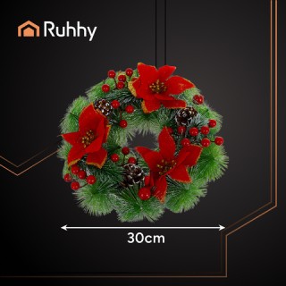 Ruhhy Χριστουγεννιάτικο Στεφάνι για Πόρτες και Τραπέζια 30 εκ. 26470 Ruhhy Χριστουγεννιάτικο Στεφάνι για Πόρτες και Τραπέζια 30 εκ. 26470