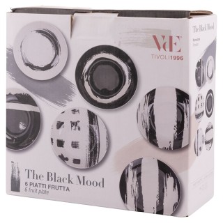 Villa DEste Σετ 6τμχ Πιάτο Φρούτων από Πορσελάνη The Black Mood 5... Villa DEste Σετ 6τμχ Πιάτο Φρούτων από Πορσελάνη The Black Mood 5...