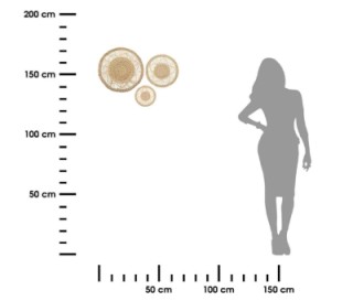 Atmosphera Πλήρες Σετ Διακοσμητικών Τοίχου από Λυγαριά Nyla 179488 Atmosphera Πλήρες Σετ Διακοσμητικών Τοίχου από Λυγαριά Nyla 179488
