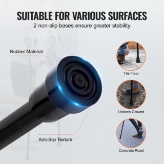 Ζεύγος Ρυθμιζόμενων Πατερίτσων VEVOR για Αντιβράχιο (10 Επίπεδα, 35... Ζεύγος Ρυθμιζόμενων Πατερίτσων VEVOR για Αντιβράχιο (10 Επίπεδα, 35...