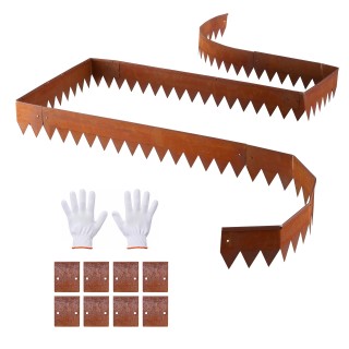 VEVOR Σετ 6 Τεμαχίων Περιφράξεις Τοπίου από Υλικό Cor-Ten, 1016 x 1...