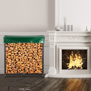 VEVOR Σχάρα Καυσόξυλων 6ft με Κάλυμμα & Εργαλεία Τζακιού DCJJCK6YC... VEVOR Σχάρα Καυσόξυλων 6ft με Κάλυμμα & Εργαλεία Τζακιού DCJJCK6YC...