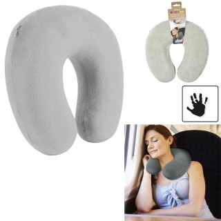 Μαξιλάρι Ταξιδιού Memory Foam 29 x 7,5 x 28 cm Γκρι VO1172 JET LAG Μαξιλάρι Ταξιδιού Memory Foam 29 x 7,5 x 28 cm Γκρι VO1172 JET LAG