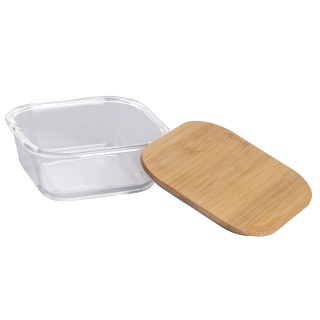 Galileo Τετράγωνο Δοχείο 135x135 cm από Βοριοπυριτικό Γυαλί με Καπά...