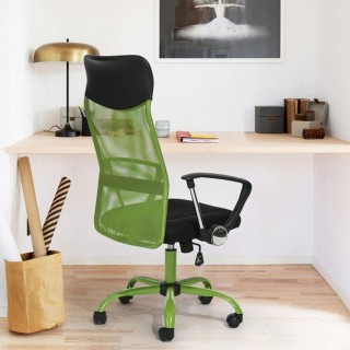 BAKAJI  Πολυθρόνα Καρέκλα Γραφείου Προεδρική Περιστρεφόμενη Διευθυν...