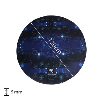 Dunmmon Στρογγυλό Προστατευτικό Πατάκι για Καρέκλα Gaming 120 cm x ...