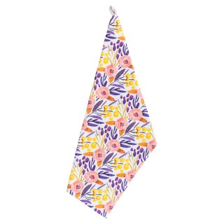 Villa dEste Home Βαμβακερή Κουζίνας Πετσέτα 45x70 εκ. με Λουλουδάτο...