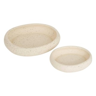 Atmosphera Σετ 2 Διακοσμητικών Δίσκων από Δολομίτη 211501 Atmosphera Σετ 2 Διακοσμητικών Δίσκων από Δολομίτη 211501