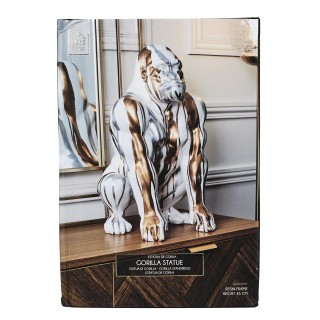 Διακοσμητικός Γορίλας 29.5 x 45 x 28 cm Home Deco Factory HD0214 Διακοσμητικός Γορίλας 29.5 x 45 x 28 cm Home Deco Factory HD0214