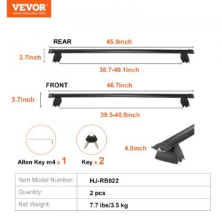 Μπάρες Οροφής VEVOR για Jeep Grand Cherokee 2011-2021, 200lbs, Αλου... Μπάρες Οροφής VEVOR για Jeep Grand Cherokee 2011-2021, 200lbs, Αλου...