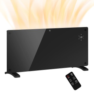 HOMCOM  Θερμαντικό Σώμα Μεταφοράς 2000W με Ρυθμιζόμενη Θερμοκρασία,...