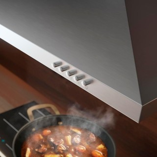 Απορροφητήρας Καμινάδα 90cm 65W Bolero Inox CEC-02842 Cecotec