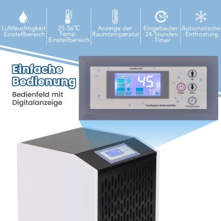 Costway Επαγγελματικός Αφυγραντήρας Υψηλής Απόδοσης για Μεγάλους Χ... Costway Επαγγελματικός Αφυγραντήρας Υψηλής Απόδοσης για Μεγάλους Χ...