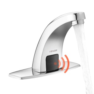 VEVOR Αυτόματη Αισθητήρια Μπαταρία Νιπτήρα - Χρωμέ 6.3x1.8x4.9in (1...