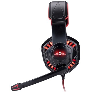 BAKAJI Ακουστικά Gaming Over-Ear με Κόκκινο LED Φωτισμό και Μικρόφω...