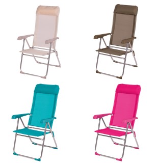 Galileo Πτυσσόμενη καρέκλα χαλάρωσης από αλουμίνιο και πολυεστέρα 2... Galileo Πτυσσόμενη καρέκλα χαλάρωσης από αλουμίνιο και πολυεστέρα 2...