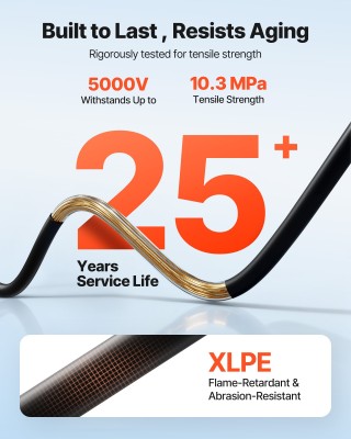 VEVOR Σετ Καλωδίωσης Ηλιακών Συστημάτων, Μαύρο + Κόκκινο, 15.24 μ, ... VEVOR Σετ Καλωδίωσης Ηλιακών Συστημάτων, Μαύρο + Κόκκινο, 15.24 μ, ...