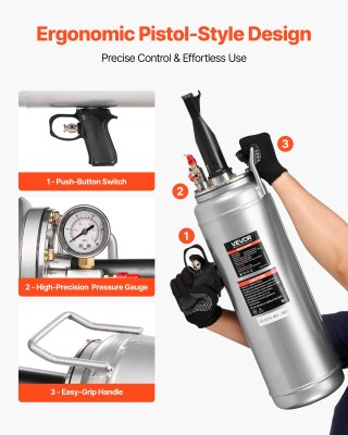 VEVOR Φορητός Εμπιστευτής Ελαστικών 10L, Φουσκωτήρας έως 145 PSI γι... VEVOR Φορητός Εμπιστευτής Ελαστικών 10L, Φουσκωτήρας έως 145 PSI γι...