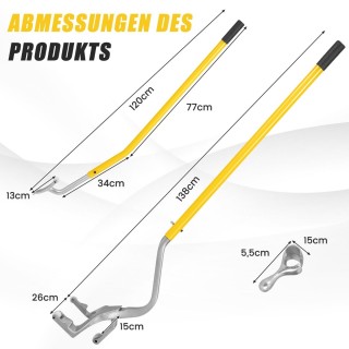 Costway Σετ Αλλαγής Ελαστικών 3 Τεμαχίων με Ανθεκτική Κατασκευή κα... Costway Σετ Αλλαγής Ελαστικών 3 Τεμαχίων με Ανθεκτική Κατασκευή κα...