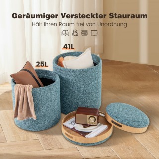 Costway Σετ 2 Στρογγυλά Σκαμπό με Αποθηκευτικό Χώρο & Αναστρέψιμο ... Costway Σετ 2 Στρογγυλά Σκαμπό με Αποθηκευτικό Χώρο & Αναστρέψιμο ...