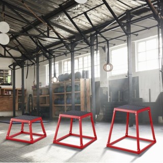 VEVOR Σετ Πλειομετρικών Κουτιών Άσκησης, Αντιολισθητικά, Κόκκινα T... VEVOR Σετ Πλειομετρικών Κουτιών Άσκησης, Αντιολισθητικά, Κόκκινα T...