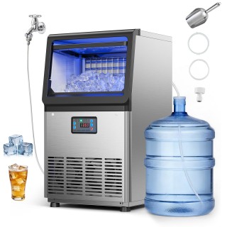 VEVOR Επαγγελματική Μηχανή Παγοκύβων 41 kg/24h, Χωρητικότητα 6 kg, ... VEVOR Επαγγελματική Μηχανή Παγοκύβων 41 kg/24h, Χωρητικότητα 6 kg, ...