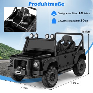 Costway Ηλεκτρικό Αυτοκίνητο Παιδικό Land Rover Defender με Τηλεχει... Costway Ηλεκτρικό Αυτοκίνητο Παιδικό Land Rover Defender με Τηλεχει...