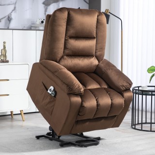 HOMCOM Relaxing Lift Chair, Ανακλινόμενη, Μασάζ και Θερμαινόμενη σε...
