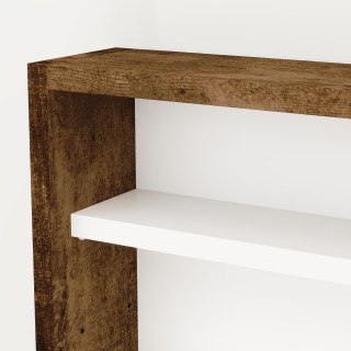 HOMCOM Ράφι Τοίχου με 4 Ρυθμιζόμενα Ράφια, Βιτρίνα Τοίχου από Γυαλί...