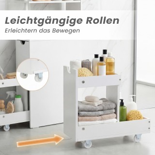 Costway Στενό ντουλάπι μπάνιου για εσοχή με ανοιχτά ράφια, συρτάρι ...