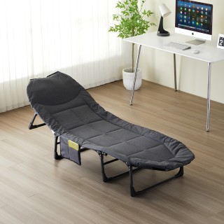 Shally Dogan Πτυσσόμενο κρεβάτι κάμπινγκ με πλαϊνή τσέπη εξοικονόμ... Shally Dogan Πτυσσόμενο κρεβάτι κάμπινγκ με πλαϊνή τσέπη εξοικονόμ...