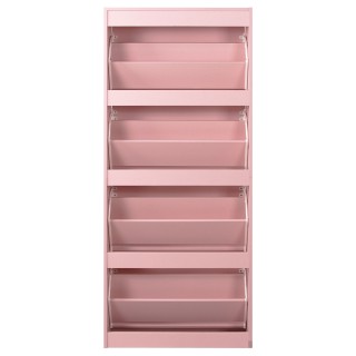 BAKAJI Ντουλάπα παπουτσιών 4 φύλλων με ράφια διπλού βάθους και λαβ... BAKAJI Ντουλάπα παπουτσιών 4 φύλλων με ράφια διπλού βάθους και λαβ...