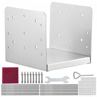 VEVOR Ρυθμιζόμενη Βάση Στύλου 203.2x203.2mm, 4τμχ Ανοξείδωτη Βάση γ... VEVOR Ρυθμιζόμενη Βάση Στύλου 203.2x203.2mm, 4τμχ Ανοξείδωτη Βάση γ...