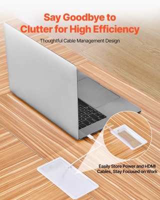 VEVOR Ορθογώνιο Τραπέζι Συνεδριάσεων για 6-8 Άτομα με Μεταλλικά Πόδ... VEVOR Ορθογώνιο Τραπέζι Συνεδριάσεων για 6-8 Άτομα με Μεταλλικά Πόδ...