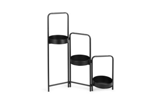 Ζαρντινιέρα Rose 3 Θέσεων- Μαύρο  8719743323254  Lifa-Living