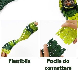 BAKAJI Σετ Πίστας Ευέλικτων Αυτοκινήτων Πάρκο των Δεινοσαύρων Παιχν... BAKAJI Σετ Πίστας Ευέλικτων Αυτοκινήτων Πάρκο των Δεινοσαύρων Παιχν...