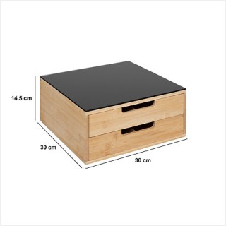 Συρτάρι - Διοργανωτής για Κάψουλες Καφέ - 2 Επίπεδα | Μαύρο Γυαλί &... Συρτάρι - Διοργανωτής για Κάψουλες Καφέ - 2 Επίπεδα | Μαύρο Γυαλί &...