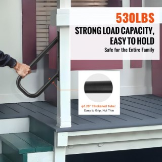 Κάγκελα VEVOR για Εξωτερικά Σκαλοπάτια 18.9 Τοίχου για 1-2 Σκαλοπάτ... Κάγκελα VEVOR για Εξωτερικά Σκαλοπάτια 18.9 Τοίχου για 1-2 Σκαλοπάτ...