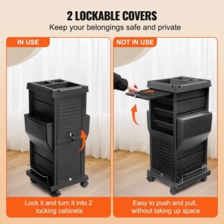 Καρότσι Σαλονιού VEVOR με 6 Συρτάρια & Θήκη Εργαλείων, Κλειδωμένο Κ... Καρότσι Σαλονιού VEVOR με 6 Συρτάρια & Θήκη Εργαλείων, Κλειδωμένο Κ...