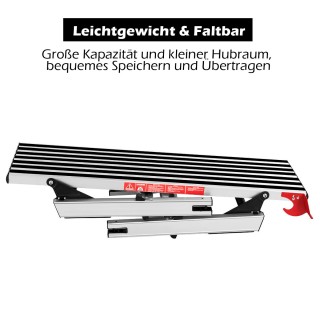 Costway Αναδιπλούμενη Σκάλα Αλουμινίου με Αντιολισθητική Επιφάνεια... Costway Αναδιπλούμενη Σκάλα Αλουμινίου με Αντιολισθητική Επιφάνεια...