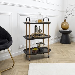 Τροχήλατο Ντουλάπι Αποθήκευσης Κουζίνας - Τρόλει 56 x 81 x 35,5cm -...