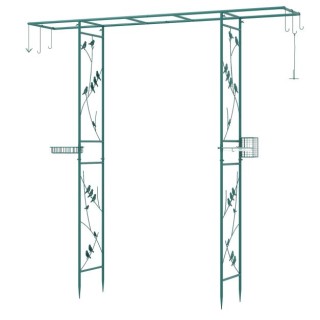 Costway Αψίδα Κήπου με Ποτίστρα και Δοχείο Τροφής Πουλιών 213 x 212...