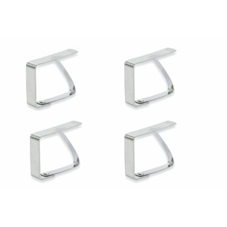 Galileo Σετ 4 Ατσάλινων Κλιπς Τραπεζομάντηλου 2196025 Galileo Σετ 4 Ατσάλινων Κλιπς Τραπεζομάντηλου 2196025