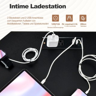 Costway Γραφείο Υπολογιστή σε Σχήμα L με Ενσωματωμένες Πρίζες και ... Costway Γραφείο Υπολογιστή σε Σχήμα L με Ενσωματωμένες Πρίζες και ...