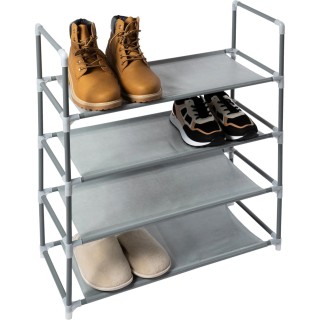 BAKAJI Μεταλλική Ραφιέρα Παπουτσιών 4 Επιπέδων για 12 Ζεύγη, Συμπαγ... BAKAJI Μεταλλική Ραφιέρα Παπουτσιών 4 Επιπέδων για 12 Ζεύγη, Συμπαγ...