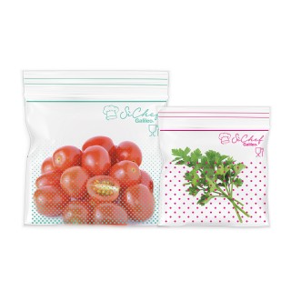 Galileo Σετ 60 επανασφραγιζόμενων σακουλών SChef, δύο μεγέθη: 18x21...