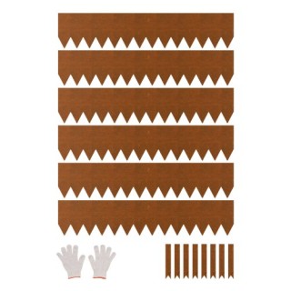 VEVOR Ατσάλινη Περιμετρική Επένδυση Τοπίου 6 Τεμαχίων 40 x 8in Ανθε... VEVOR Ατσάλινη Περιμετρική Επένδυση Τοπίου 6 Τεμαχίων 40 x 8in Ανθε...