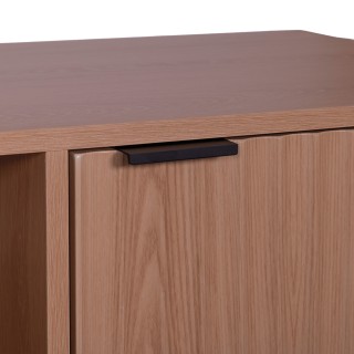 Galileo Κινητή βάση τηλεόρασης από ξύλο MDF με 2 ράφια και 2 κάθετε...