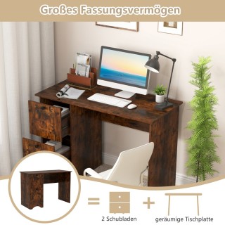 Costway Πολυλειτουργικό Γραφείο Υπολογιστή με Ευρύχωρη Επιφάνεια κα... Costway Πολυλειτουργικό Γραφείο Υπολογιστή με Ευρύχωρη Επιφάνεια κα...